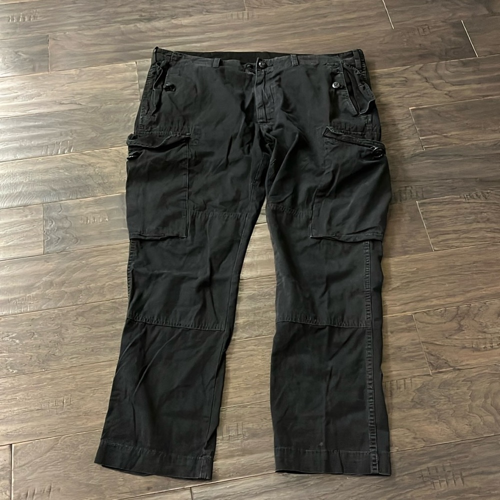 Polo Ralph Lauren Straight Fit Cargo pants Combat light weight black Men’s 40x30